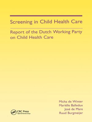 cover image of Screening in Child Health Care